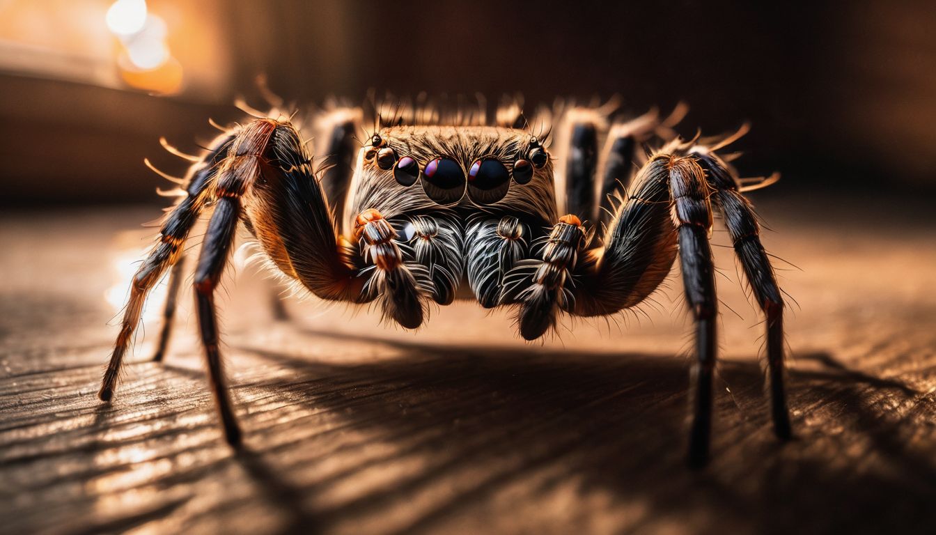 do spiders like light