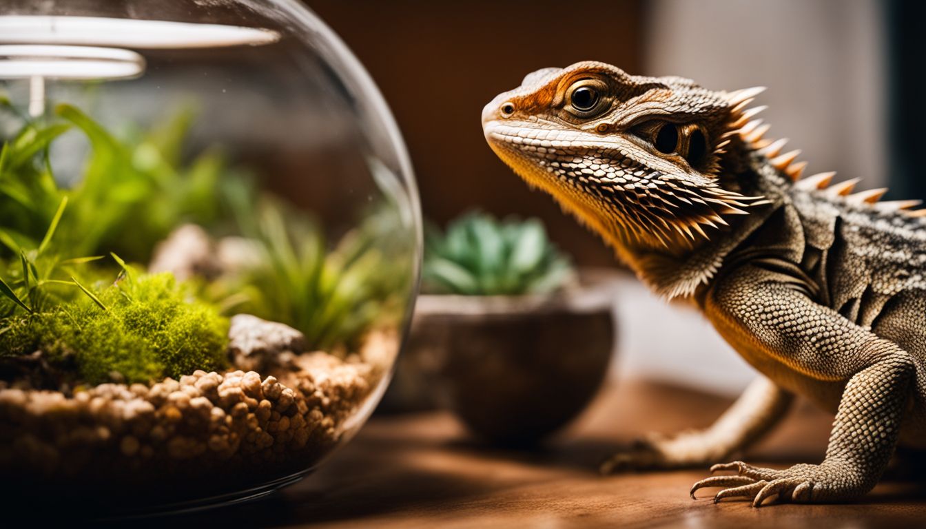 bearded dragon throwing up water