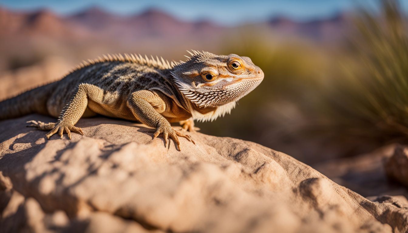 bearded dragon wagging tail